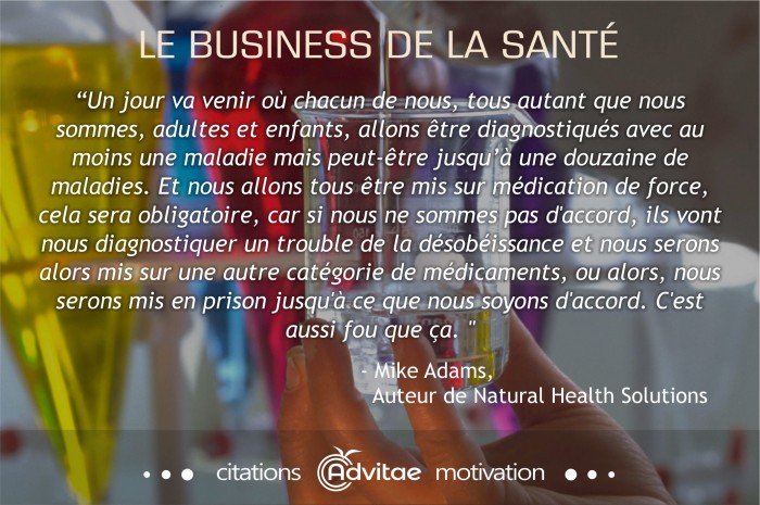 Un jour nous serons tous diagnostiqus et mis sur mdication de force