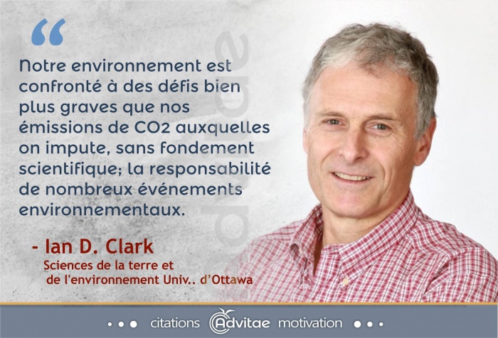 Clark: Notre environnement est confront  des dfis bien plus graves que nos missions de CO2 