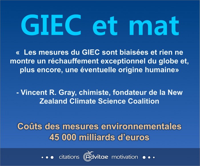 Climat: Les mesures du GIEC sont biaises et rien ne montre un rchauffement exceptionnel du globe