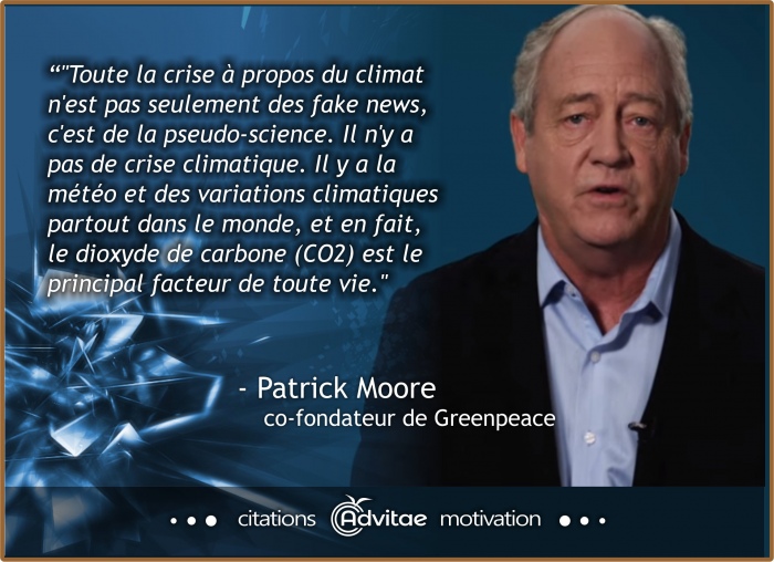 Toute la crise sur le climat c'est de la pseudo-science, le CO2 est le principal facteur de la vie