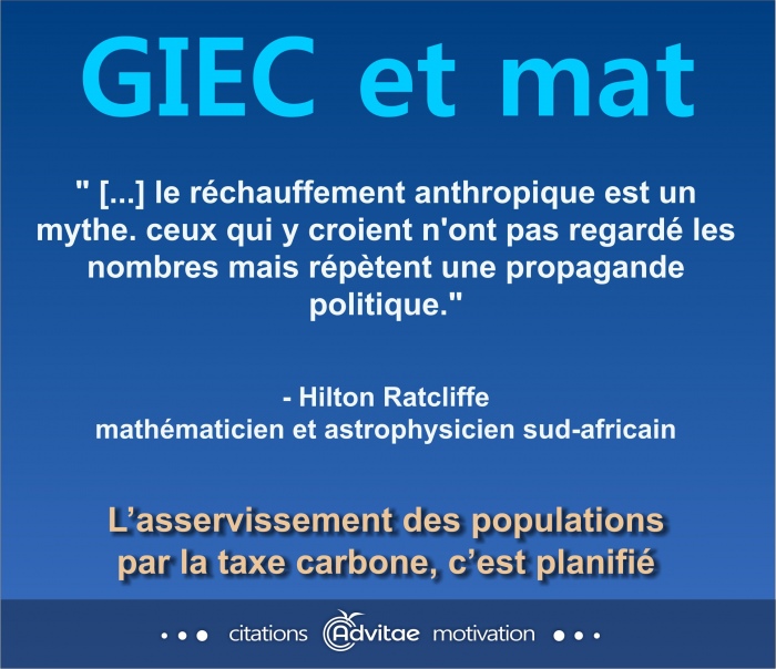 Le rchauffement anthropique est un mythe rpt par ceux qui n'ont pas regard les donnes.
