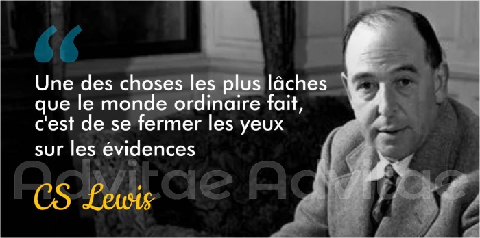 Une des choses les plus lâches que le monde ordinaire fait, c'est de se fermer les yeux  sur les évidences