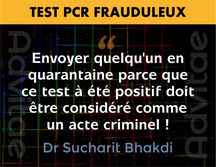 Envoyer quelqu'un quarantaine parce que ce test  t positif doit tre considr comme un acte criminel