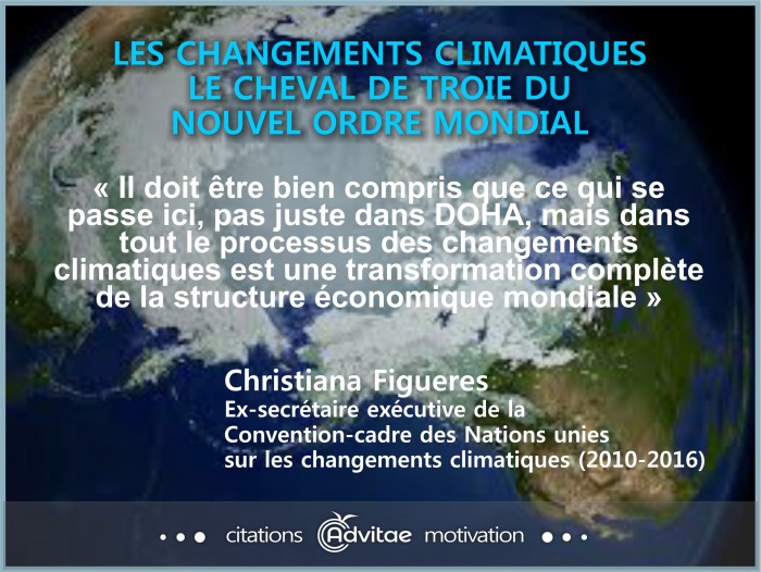 Le processus des changements climatiques vise une transformation complte de l'conomie mondiale