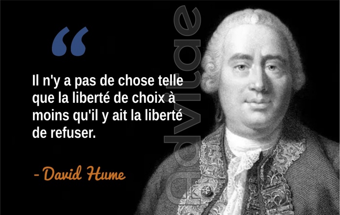 Il n'y a pas de chose telle que la libert de choix  moins qu'il y ait la libert de refuser
