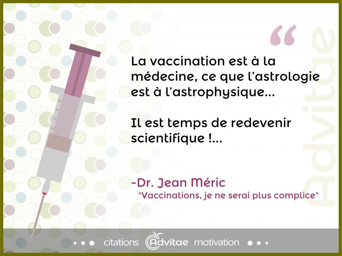 La vaccination est  la mdecine, ce que lastrologie est  lastrophysique