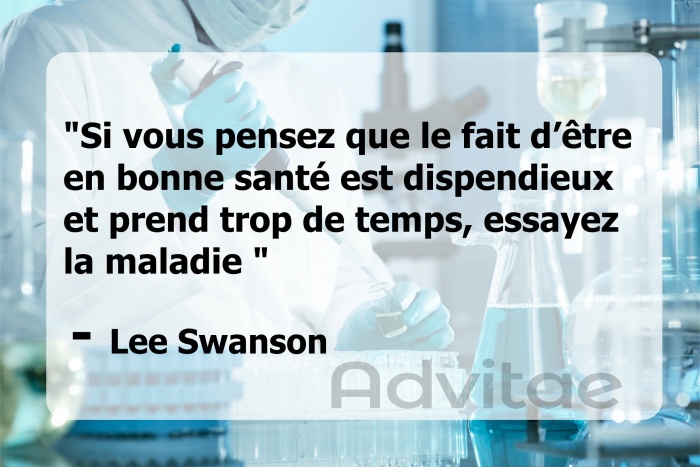 Si vous pensez que le fait dtre en bonne sant est dispendieux et prend trop de temps, essayez la maladie