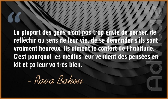 Bakou : La plupart des gens n'ont pas trop envie de penser. Ils aiment le confort de l'habitude et la pense en kit des mdias