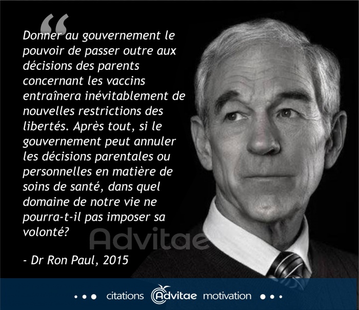 Laisser le gouvernement imposer la vaccination signifie abandonner nos droits sur les reste