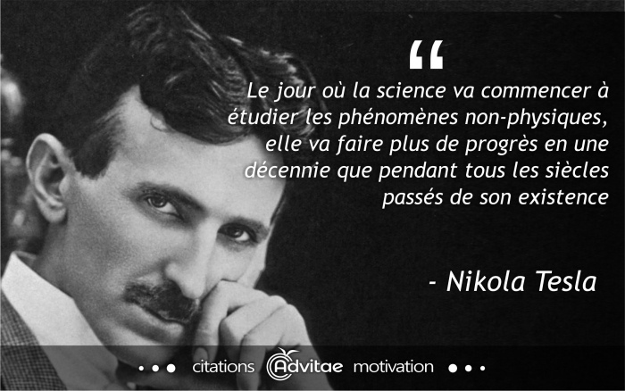 Le jour o la science va commencer  tudier les phnomnes non-physiques, elle va faire plus de progrs