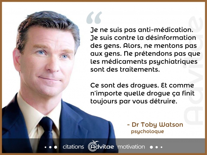 Ne mentons pas au gens, les mdicaments psychiatriques ne sont pas des traitements mais des droques