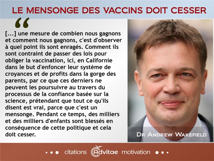 Le mensonge de la vaccination doit cesser parce que des milliers d'enfants sont blesss par les vaccins