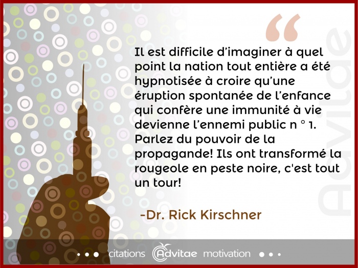 Ils ont transform la rougeole en peste noire, c'est tout un tour