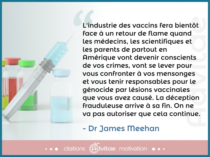 L'industrie des vaccins fera bientt face  un retour de flame lorsque les crimes seront rvls