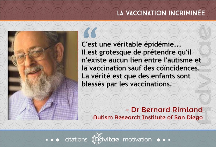  Il est grotesque de prtendre qu'il n'existe aucun lien entre l'autisme et la vaccination sauf des coincidences