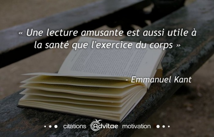 Une lecture amusante est aussi utile à la santé que l'exercice du corps