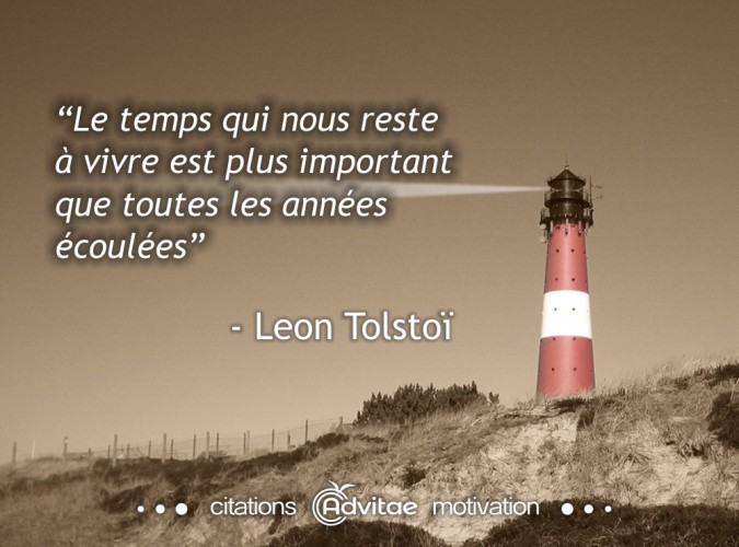 Le temps qui reste à vivre est plus important que les années écoulées